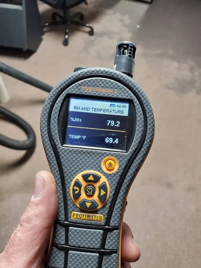 Moisture meter humidity assessment for Fire & Smoke Damage Restoration in Spring Garden